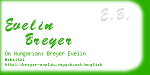 evelin breyer business card